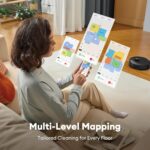 Ultenic Robot Vacuum Cleaner with Mop 8000Pa/200Mins, Precision LiDAR Navigation, 3 in 1 Sweep & Mop Robot,5 Maps, No-go Zone, App Control for All Floor, Carpet & Pet Hair - Image 8