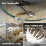 KMX754CR KMIX 1000Watts Stand Mixer 6-Speeds Cream - Image 4