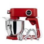 Full Metal Stand Mixer, 5L Kitchen Food Mixer for Baking with Stainless Steel Dough Hook, Whisk, Beater, Flexible Beater, Universal Attachment Hub, 8 Speeds & Timer Function… - Image 10