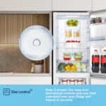 MC55251DE 55cm Freestanding 256 litre 50/50 Fridge Freezer with Non-plumbed Water Dispenser – Frost Free – LED Lighting- 4 Star Freezer Rating -White – E Rated,… - Image 10