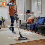 Vax Pace Plus Cordless Vacuum Cleaner, Lightweight 3.1kg, 40 Minute Runtime, Boost Mode, Captures up to 99% of Particles, Crevice & Stair Tools, CLSV-PAKA, Blue - Image 2