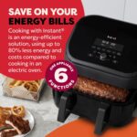 Pot – Versazone Dual Black Air Fryer – Large 8.5L, Family Size – Single Double Basket with Divider – 8 in 1 – Food Dehydrate, Grill, Bake, Roast, Reheat, Non-Stick, Easy… - Image 4