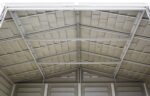 WoodSide 10 x 8 (8.02 m2) Plastic Garden Shed with 3 Fixed Windows & Metal Foundation Kit, Strong Metal Roof Structure Fire Retardant and Maintenance-Free Storage Shed -… - Image 10