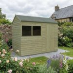 WALTONS 8 x 6 Overlap Storage Shed | Reverse Apex Roof | 7mm Overlap Cladding - Image 2