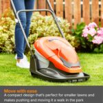 EasiGlide 330 V Hover Collect Lawn Mower – 1700 W Motor, 33 cm Cutting Width, 20 Litre Grass Box, Folds Flat, 10 m Cable Length, Orange and Grey - Image 8