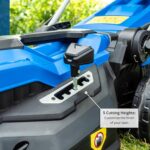 15” / 38cm 1600w Electric Lawnmower with Rear Roller with Mulching Feature 40 Litre Collection Bag and 5 Cutting Heights with 10m Power Cable - Image 6