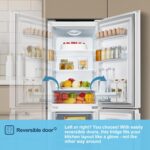 Fridgemaster MC50175A 50cm Freestanding 60/40 Fridge Freezer – 175-litre capacity with Crisper box – Reversible Door – LED Lighting- 4 Star Freezer Rating – White – E Rated - Image 9