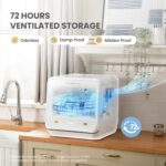 Table Top Dishwasher, Mini Countertop Dishwasher with 6+3 Programs, Steam Wash, Baby Care & Fruit Wash, No plumbing, Delay Start, 72H Storage, Perfect for Singles or… - Image 7