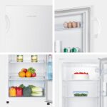 Freestanding Upright Larder Fridge, Reversible Door, 242 Litre, 55cm Width, White, E Rated - Image 4