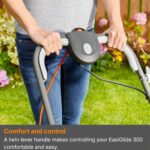 Flymo EasiGlide 360 Hover Collect Lawn Mower – 2000W Motor, 36cm Cutting Width, 26 Litre Grass Box, Folds Flat, 10m Cable Length, Orange and Grey - Image 4