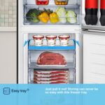 MC55251DE 55cm Freestanding 256 litre 50/50 Fridge Freezer with Non-plumbed Water Dispenser – Frost Free – LED Lighting- 4 Star Freezer Rating -White – E Rated,… - Image 6
