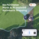 Navimow i105E Robotic Lawn mower without Boundary, Rec. 500 m², Max. 600 m², EFLS 2.0 RTK + Vision Robot Lawnmower, AI Automatic Mapping, Virtual Limiting, Multi-Zone… - Image 2