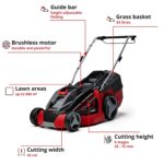 Cordless Lawnmower with Battery (x2) and Charger (x2) 36V Power X-Change, 43cm Cutting Width, 63L Grass Box, 6 Cutting Heights, Mulching GE-CM 43 Li M - Image 3