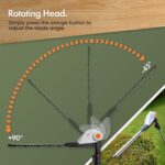 Pole Hedge Trimmer Cordless – Long Reach Telescopic Extendable Cutter for Hedges, Bushes, Branches, Shrubs – 2x 20V Batteries, Charger, Harness, 135° Adjustable Head,… - Image 4