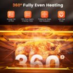 30L Air Fryer Oven, 18 in 1 Presets Dual-Cook Function Air Fryer, 360°Hot Air Circulation Technology/Digital Knob/LED Touch Panel/Timer & Temperature Control, Oil-Less Cooking,… - Image 4