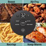 Portable Air Fryer, 3.8L, 4-in-1: Air Fry, Roast, Keep Warm, Recrisp, Space Saving Compact Design, 2x Removable Glass Containers & Lids, 1700W, Cyber Space Blue… - Image 10