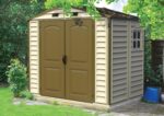 StoreAll 8 x 6 (4.12 m2) Plastic Garden Storage Shed with 1 Fixed Window & Metal Foundation Kit, Strong Metal Roof Structure Fire Retardant and Maintenance-Free Storage… - Image 5
