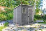 Garden Storage Shed 6 x 6 feet – Grey, 200.6 cm*183.5 cm*183.0 cm - Image 3