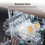Hisense HS622E90WUK Freestanding Standard Dishwasher 85cm High – E Rated, White, 24 x 23 x 33 inches (L x W x H) [Energy Class E] - Image 6