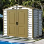 StoreAll 8 x 6 (4.12 m2) Plastic Garden Storage Shed with 1 Fixed Window & Metal Foundation Kit, Strong Metal Roof Structure Fire Retardant and Maintenance-Free Storage… - Image 6
