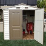 StoreAll 8 x 6 (4.12 m2) Plastic Garden Storage Shed with 1 Fixed Window & Metal Foundation Kit, Strong Metal Roof Structure Fire Retardant and Maintenance-Free Storage… - Image 2