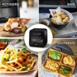 Breville Halo Rotisserie Air Fryer | Digital Extra Large Air Fryer Oven | 10 L | FryBake & Dehydrate | 2000 W | Energy Efficient | Black and Grey [VDF127] - Image 3