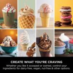 CREAMi Scoop and Swirl Soft Serve and Ice Cream Maker with 2x Tubs, 13 Functions, Makes Ice Cream, Soft Serve, Gelato, Sorbet, Milkshakes and More, Mix-In Option, Platinum… - Image 10