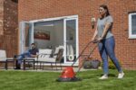 Turbo Lite 250 Electric Hover Lawn Mower – 1400 W, 25 cm Cutting Width, Ambidextrous Handles, Folds Flat, Orange - Image 3