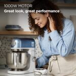 Stand Mixer ‎KMX760ABL for Baking, Stylish Kitchen Mixer with K-beater, Dough Hook and Whisk, 5 L Stainless Steel Bowl, Removable Splash Guard, 1000 W, Editions Blue - Image 2