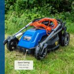 15” / 38cm 1600w Electric Lawnmower with Rear Roller with Mulching Feature 40 Litre Collection Bag and 5 Cutting Heights with 10m Power Cable - Image 9