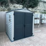 StoreMate PLUS 6 x 6 (3.65 m2) Plastic Garden Shed with Heavy-Duty Plastic Floor & Fixed Window, Strong Metal Roof Structure, Fire Retardant & Maintenance-Free Storage… - Image 5