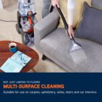 Rapid Power Revive Carpet Cleaner Machine, Rug, Upholstery, Car, Stair Upright Shampooer Washer, Handheld Spot Cleaning Wash Tool, Solution, 1200W, Grey/Orange, CWGRV011 - Image 4