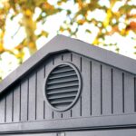 Keter Darwin Outdoor Apex Double Door Garden Storage Shed 6 x 8ft Grey Evotech+ Wood Look and Feel | Fade Free | All Weather Resistant | Safe and Secure | Zero Maintenance | 15… - Image 5