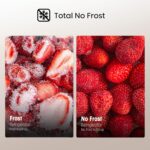 RB327N4WCE 55cm Freestanding 50/50 Fridge Freezer – 256 litre capacity – Total No Frost – Non-plumbed Water Dispenser – Silver – E Rated, H182.4 x W55 x D55.6 (cm) - Image 3