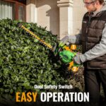 WORKPROX 20 V Cordless Hedge Trimmer, 510 mm Long Reach Battery Hedge Trimmer with Multi-directional - Image 6