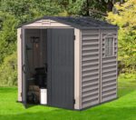 StoreMate PLUS 6 x 6 (3.65 m2) Plastic Garden Shed with Heavy-Duty Plastic Floor & Fixed Window, Strong Metal Roof Structure, Fire Retardant & Maintenance-Free Storage… - Image 2