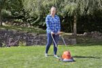 Turbo Lite 250 Electric Hover Lawn Mower – 1400 W, 25 cm Cutting Width, Ambidextrous Handles, Folds Flat, Orange - Image 5