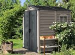 StoreMate PLUS 6 x 6 (3.65 m2) Plastic Garden Shed with Heavy-Duty Plastic Floor & Fixed Window, Strong Metal Roof Structure, Fire Retardant & Maintenance-Free Storage… - Image 3